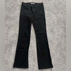 Levi’s Woman’s Black Bootcut Shaping Jeans.